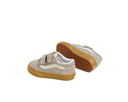 Vans Old Skool V Bebek Günlük Ayakkabı VN000CPZ0CS1 Gri