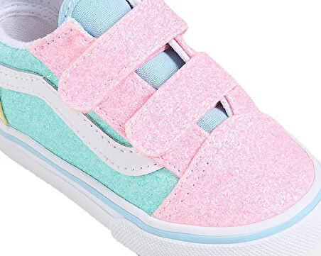 Vans OLD SKOOL V Bebek Günlük Ayakkabı VN000CS6ZQP1 Çok Renkli