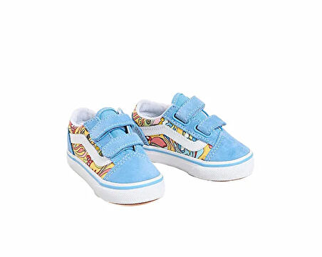Vans Old Skool V Bebek Günlük Ayakkabı VN000CS6BOX1 Beyaz