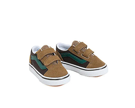 Vans Old Skool V Bebek Günlük Ayakkabı VN000CTGBF01 Kahverengi