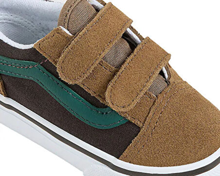 Vans Old Skool V Bebek Günlük Ayakkabı VN000CTGBF01 Kahverengi