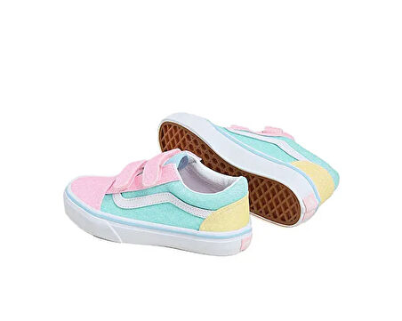 Vans Old Skool V Çocuk Günlük Ayakkabı VN000CYAZQP1 Çok Renkli
