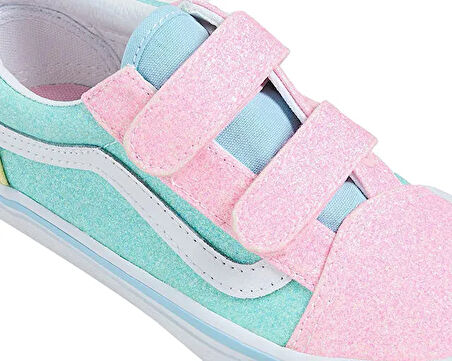 Vans Old Skool V Çocuk Günlük Ayakkabı VN000CYAZQP1 Çok Renkli