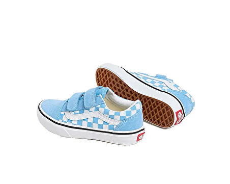 Vans Old Skool V Çocuk Günlük Ayakkabı VN000CYDE2W1 Mavi