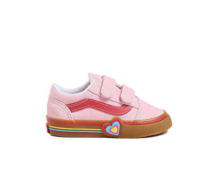 Vans Old Skool V Heart Bebek Günlük Ayakkabı VN000D4SBIY1 Pembe