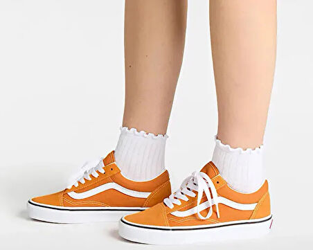 Vans Old Skool Unisex Günlük Ayakkabı VN000D6W52K1 Turuncu