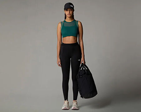 The North Face W Refina Double-Layer Bra Kadın Sporcu Sütyeni NF0A891K6GI1 Yeşil