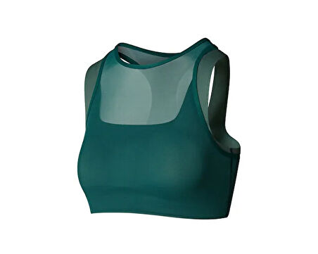 The North Face W Refina Double-Layer Bra Kadın Sporcu Sütyeni NF0A891K6GI1 Yeşil