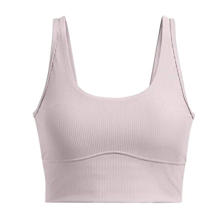 Meridian Rib Crop Kadın Gri Antrenman Atlet 1386613-015