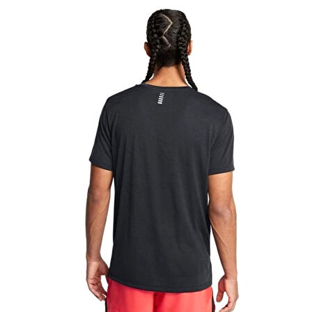 Launch Camo Erkek Siyah Koşu T-Shirt 1386681-001