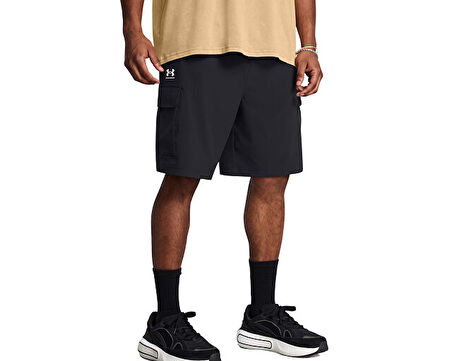 Under Armour Ua Vibe Woven Cargo Short Erkek Günlük Kargo Şort 1386560-001 Siyah