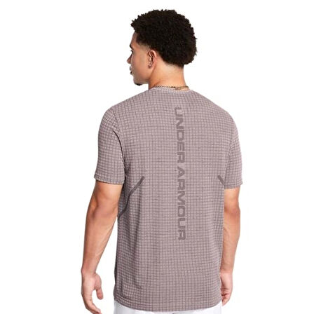 Vanish Seamless Grid Erkek Gri Antrenman T-Shirt 1376921-015