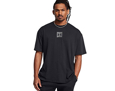 Under Armour Ua M Hw Os Sm Box Ss Erkek Günlük Tişört 1386803-001 Siyah