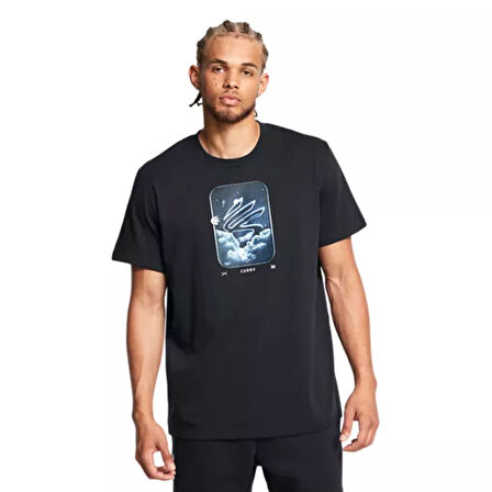 Curry Heavyweight Erkek Siyah Basketbol T-Shirt 1387108-001