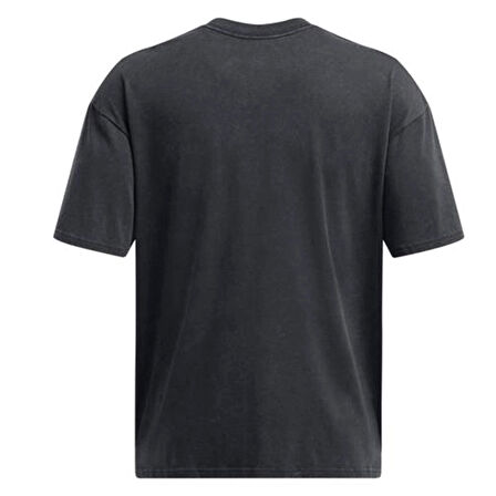 Heavyweight Oversized Erkek Siyah Günlük Stil T-Shirt 1389147-001