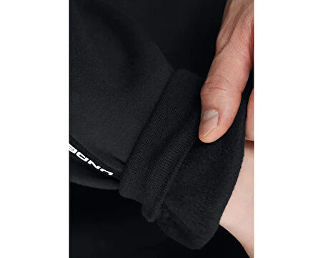 Under Armour Ua Icon Fleece Crew Taping Erkek Günlük Sweatshirts 1389357-001 Siyah