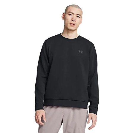 Under Armour Unstoppable Flc Crew Eu Erkek Sweatshirt 1389351-001 Siyah