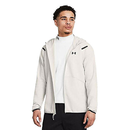 Under Armour Unstoppable Flc Fz Hd Eu Erkek Sweatshirt 1389352-110 Beyaz