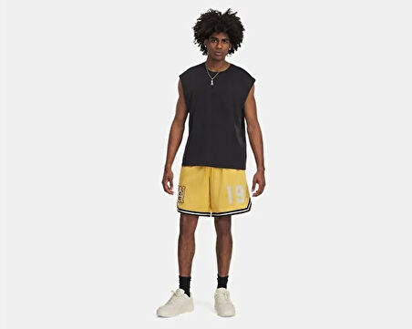 Under Armour Courtside Hoops Short Erkek Basketbol Şortu 1390120-773 Sarı