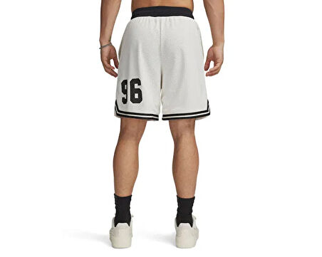 Under Armour Courtside Hoops Short Erkek Basketbol Şortu 1390120-279Beyaz