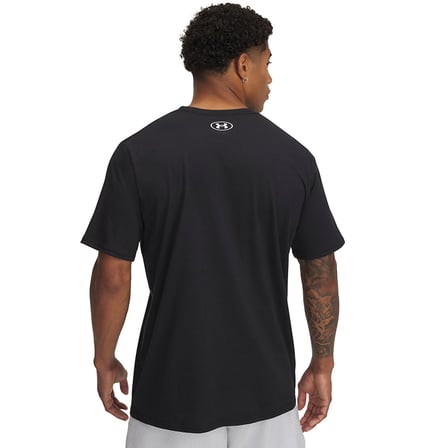 Under Armour UA CAMO CHEST STRIPE SS Siyah Erkek T-Shirt 1376830-002