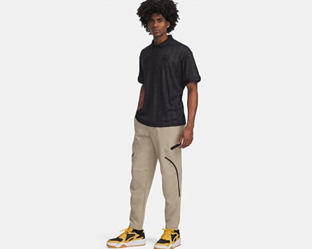 Under Armour Ua Unstoppable Cargo Pant Erkek Günlük Kargo Eşofman Altı 1390256-299 Kahverengi