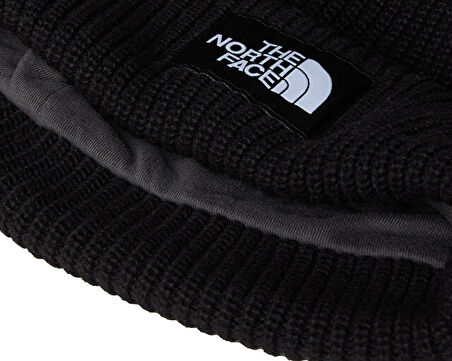 The North Face Salty Lined Beanie Unisex Outdoor Beresi NF0A8CGZJK31 Siyah