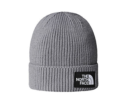 The North Face Tnf Logo Box Cuffed Beanie Bere NF0A8CHEDYY1 Gri