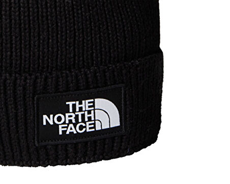 The North Face Tnf Logo Box Pom Beanie Bere NF0A8CHFJK31 Siyah