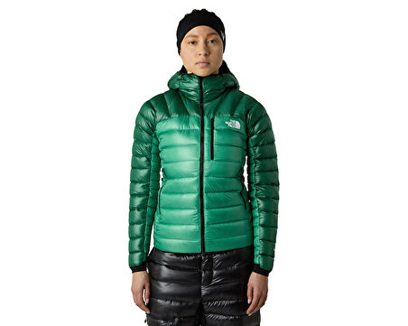 The North Face W Summit Breithorn Hoodie Kadın Outdoor Montu (800 Dolgu Kaz Tüyü) NF0A8805E271 Yeşil