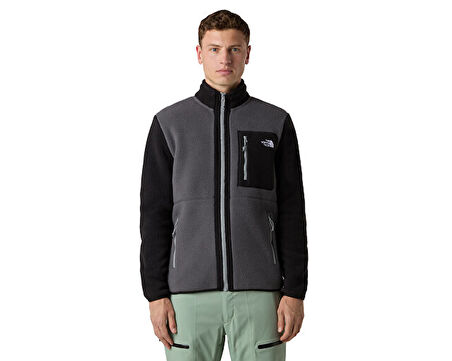 The North Face M Yumiori Full Zip Erkek Outdoor Polar Ceket NF0A883RWVO1 Gri