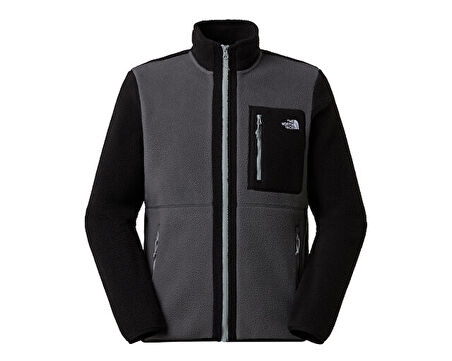 The North Face M Yumiori Full Zip Erkek Outdoor Polar Ceket NF0A883RWVO1 Gri