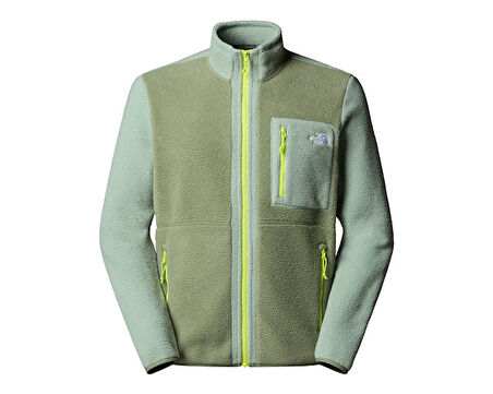 The North Face M Yumiori Full Zip Erkek Outdoor Polar Ceket NF0A883REOJ1 Yeşil