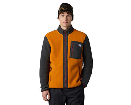 The North Face M Yumiori Full Zip Erkek Outdoor Polar Ceket NF0A883REOD1 Turuncu