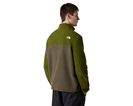 The North Face M Yumiori 1/4 Zip Erkek Outdoor Çeyrek Fermuarlı Polar Ceket NF0A883SEP71 Yeşil