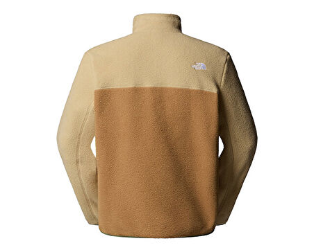 The North Face M Yumiori 1/4 Zip Erkek Outdoor Çeyrek Fermuarlı Polar Ceket NF0A883SEVO1 Kahverengi
