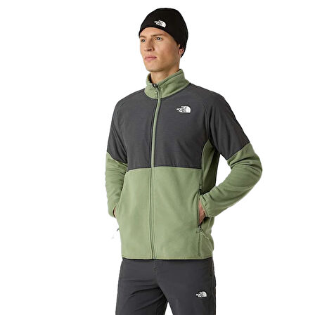 Glacier Heavyweight Full-Zip Erkek Yeşil Outdoor Polar NF0A89JGDKI1