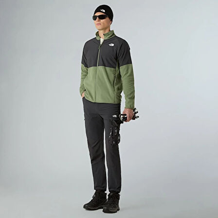 Glacier Heavyweight Full-Zip Erkek Yeşil Outdoor Polar NF0A89JGDKI1