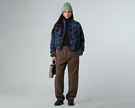 The North Face W Extreme Pile Fz Jacket 2 -Print Kadın Outdoor Polar Ceket NF0A8D5XD3O1 Lacivert