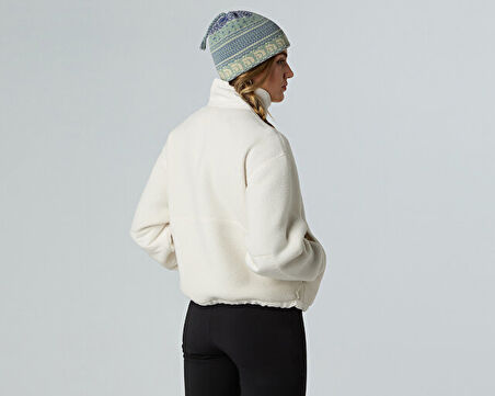 The North Face W Yumiori Off Peak Full Zip Jacket Erkek Outdoor Polar Ceket NF0A8EUZQLI1 Beyaz