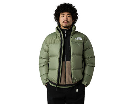 The North Face M 1996 Retro Nuptse Jacket Erkek Outdoor Montu (700 Dolgu Kaz Tüyü) NF0A3C8DBO91 Haki