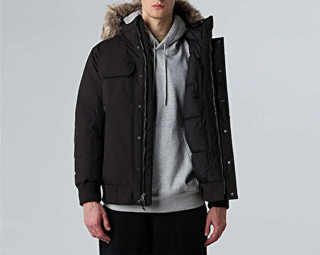 The North Face M Mcmurdo Bomber Erkek Outdoor Montu (600 Dolgu Kaz Tüyü) NF0A5GD9KX71 Siyah