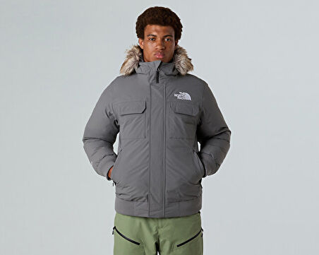 The North Face M Mcmurdo Bomber Erkek Outdoor Montu (600 Dolgu Kaz Tüyü) NF0A5GD90UZ1 Gri