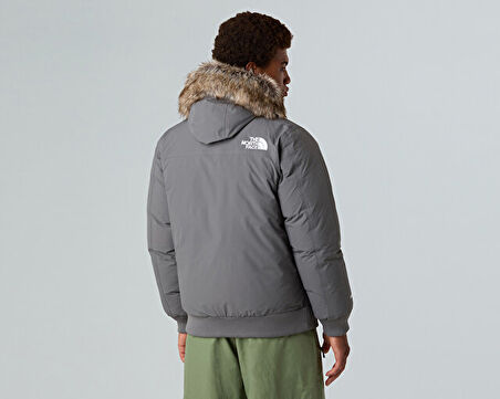 The North Face M Mcmurdo Bomber Erkek Outdoor Montu (600 Dolgu Kaz Tüyü) NF0A5GD90UZ1 Gri