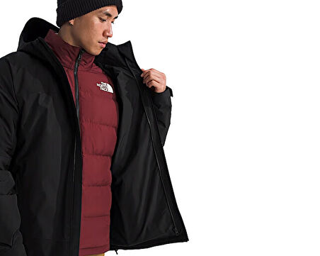The North Face M Mountain Light Triclimate Gtx Jacket Erkek Outdoor Montu (550 Dolgu Kaz Tüyü) NF0A84FCGOE1 Siyah