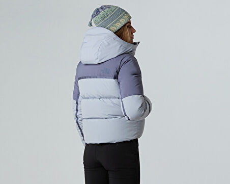 The North Face W Cold Spell Cropped Down Jacket Kadın Kayak Montu (550 Dolgu Kaz Tüyü) NF0A87WTEHA1 Mavi