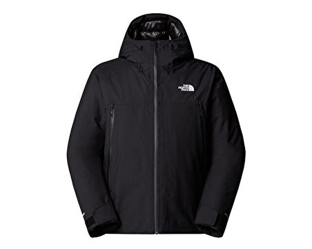 The North Face M Mtn Range Down Hooded Jacket Erkek Outdoor Montu (600 Dolgu Kaz Tüyü) NF0A88WDKX71 Siyah