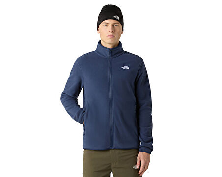 The North Face M Glacier Fleece Jacket Erkek Outdoor Polar Ceket NF0A8D0R8K21 Lacivert