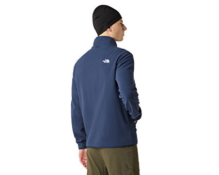 The North Face M Glacier Fleece Jacket Erkek Outdoor Polar Ceket NF0A8D0R8K21 Lacivert