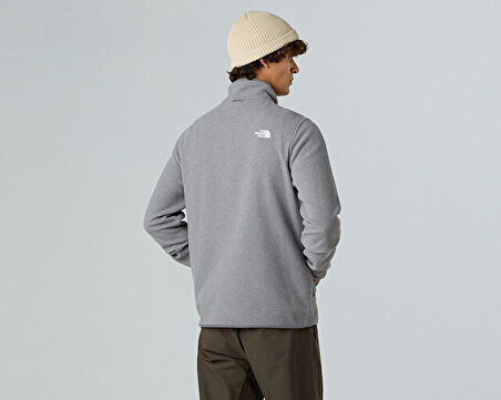 The North Face M Glacier Fleece Jacket Erkek Outdoor Polar Ceket NF0A8D0RCQI1 Gri